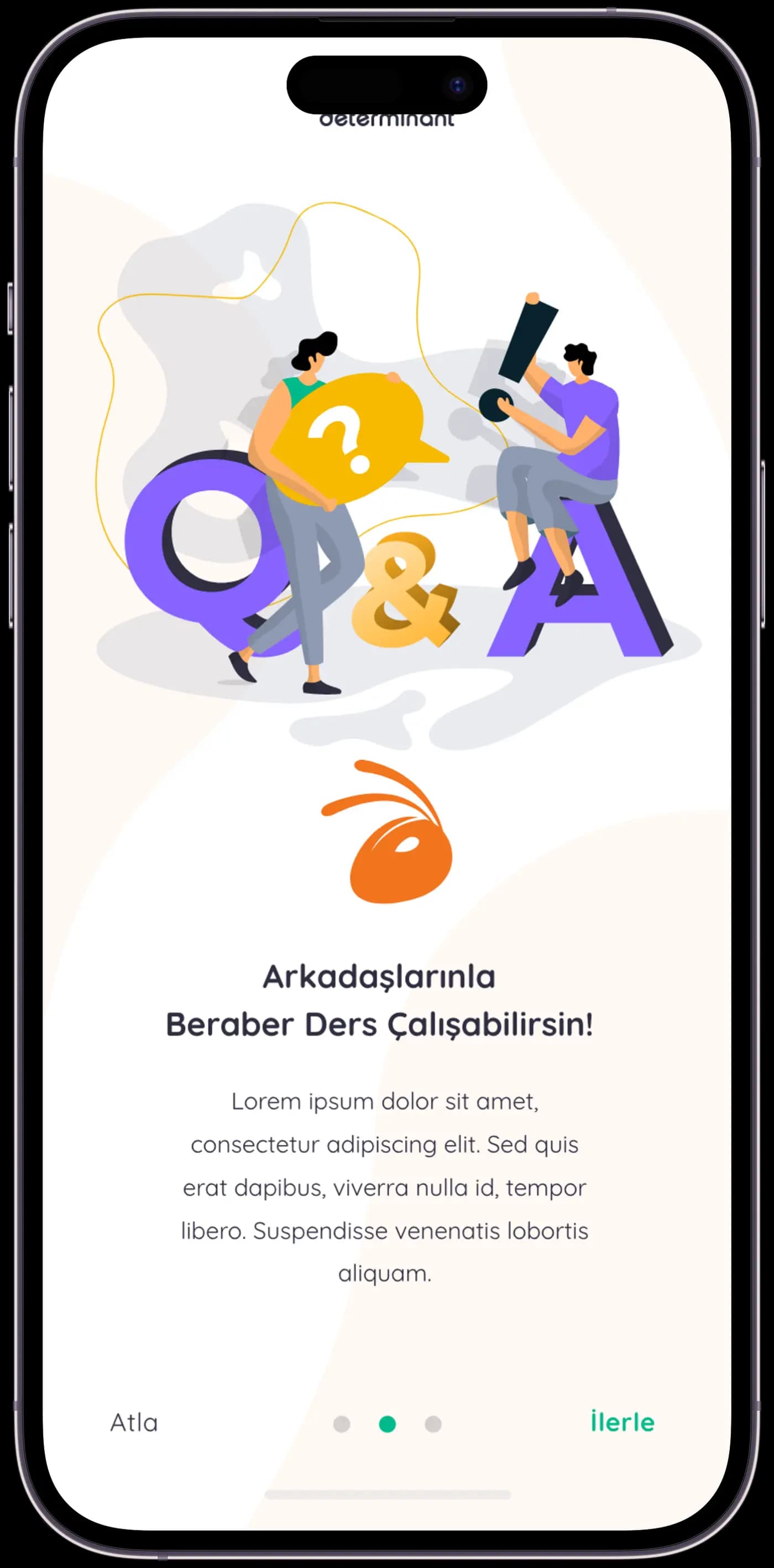 Determinant App — Mobil Uygulama
