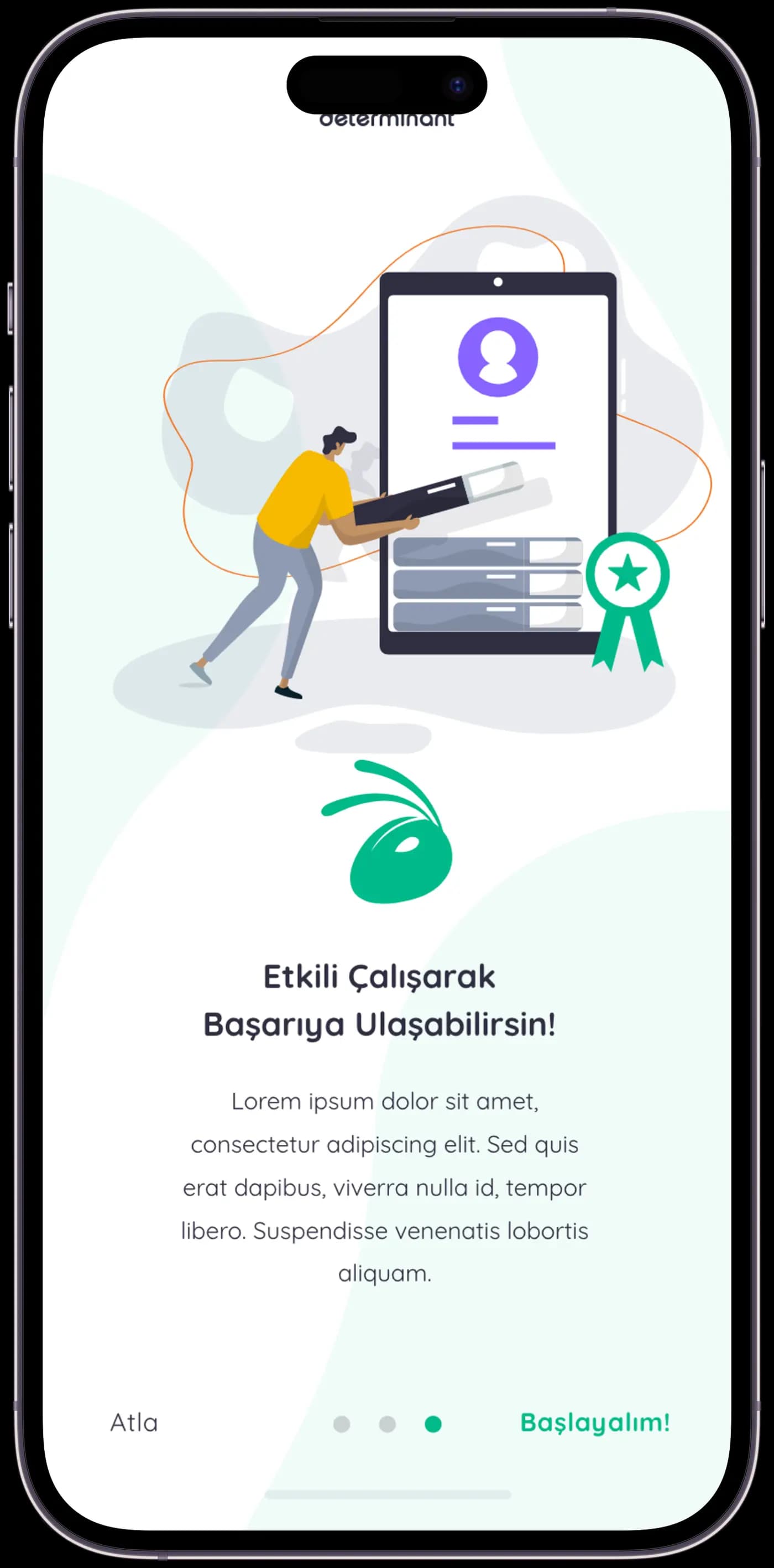 Determinant App — Mobil Uygulama