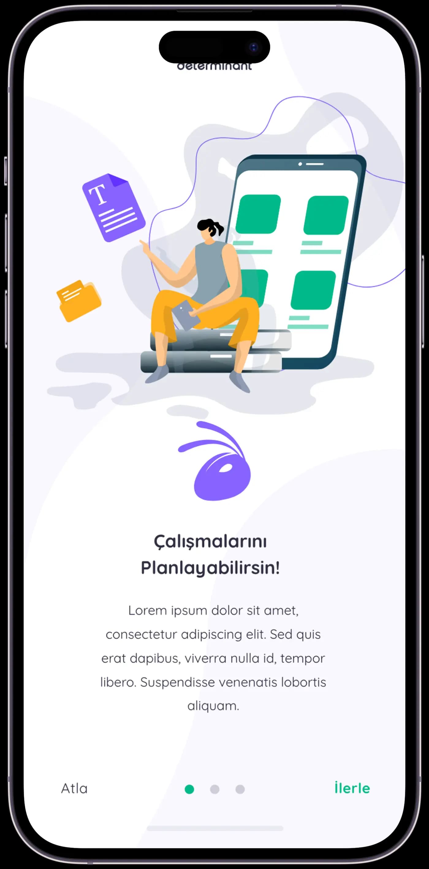 Determinant App — Mobil Uygulama