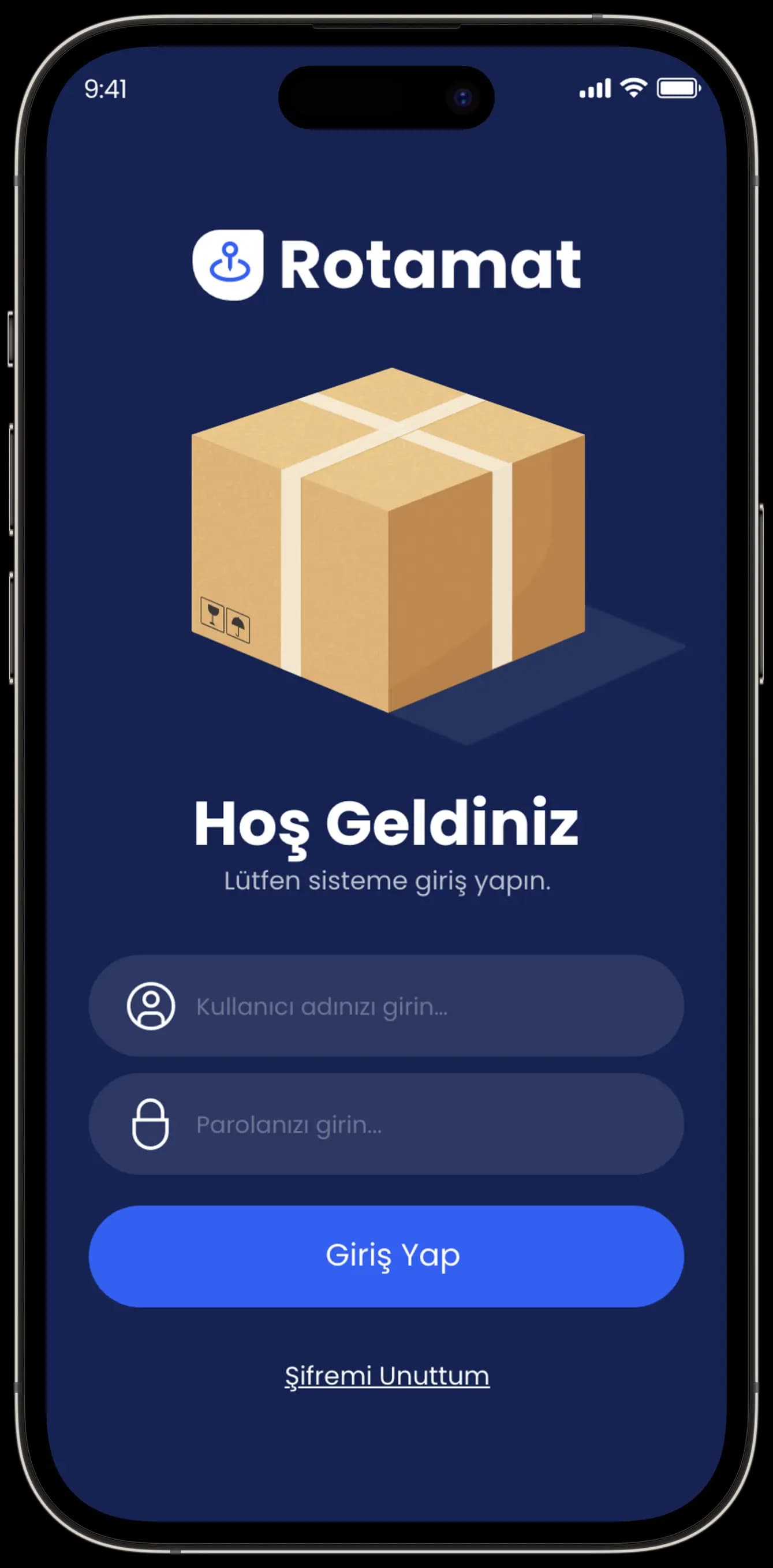 Rotamat App — Mobil Uygulama