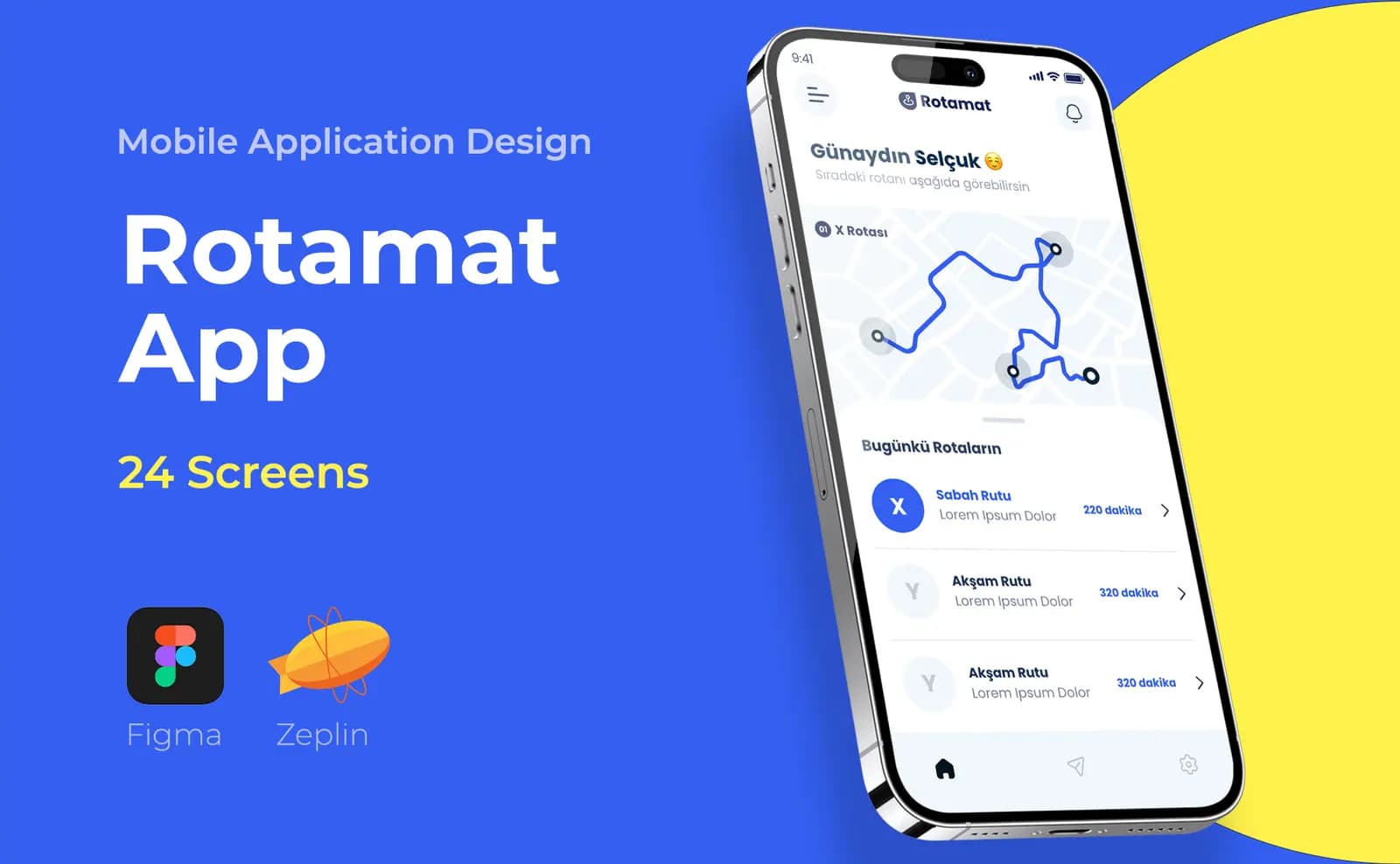 Rotamat App — Mobil Uygulama