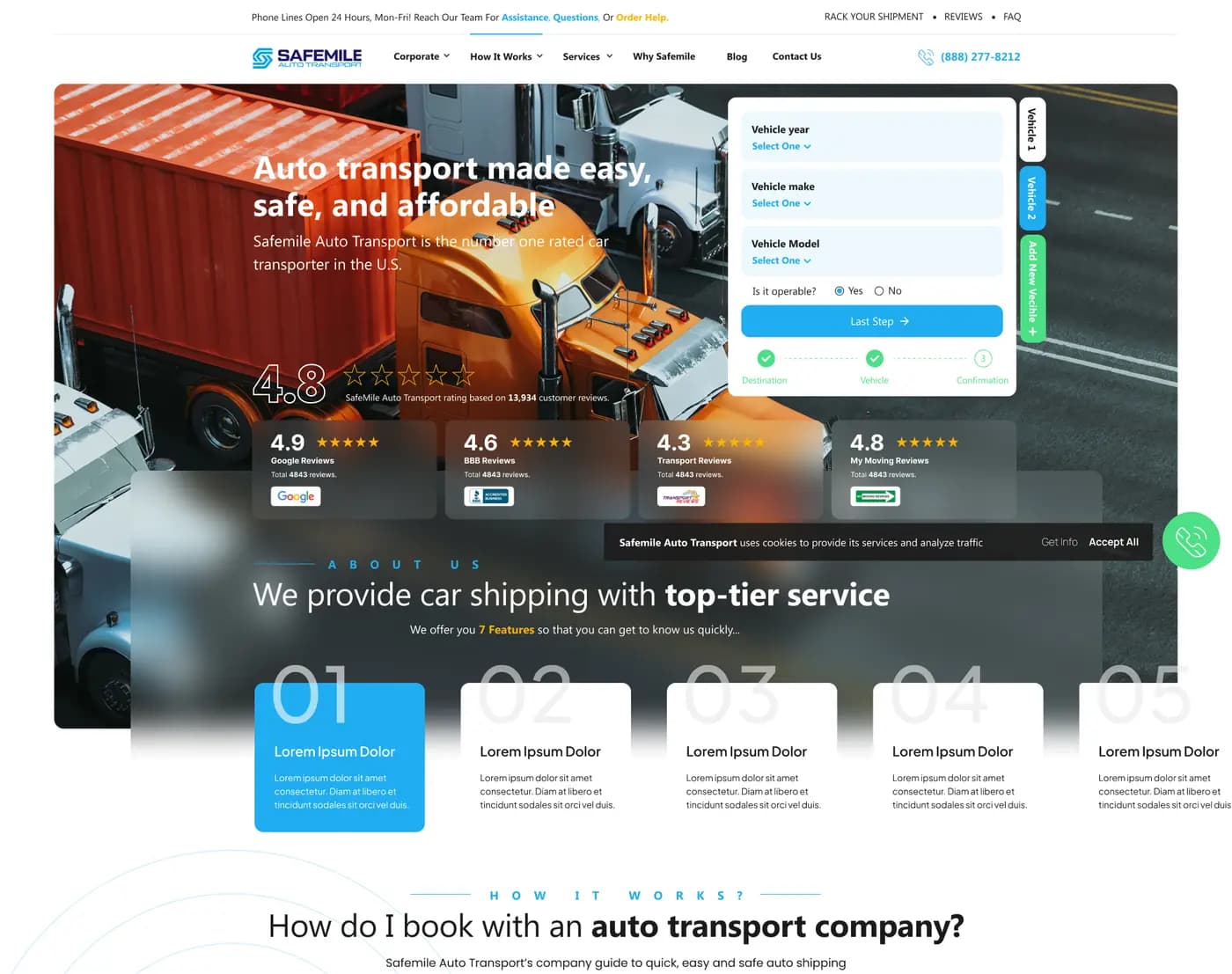 SafeMile Transport — Web Sitesi
