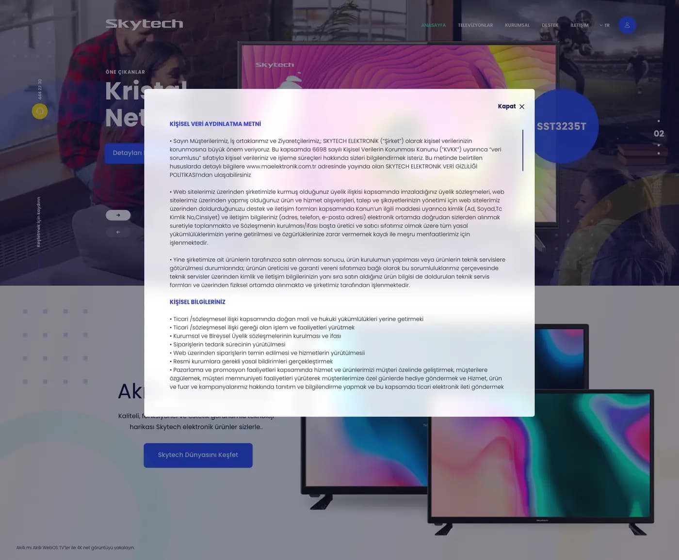 Skytech Website — Web Sitesi
