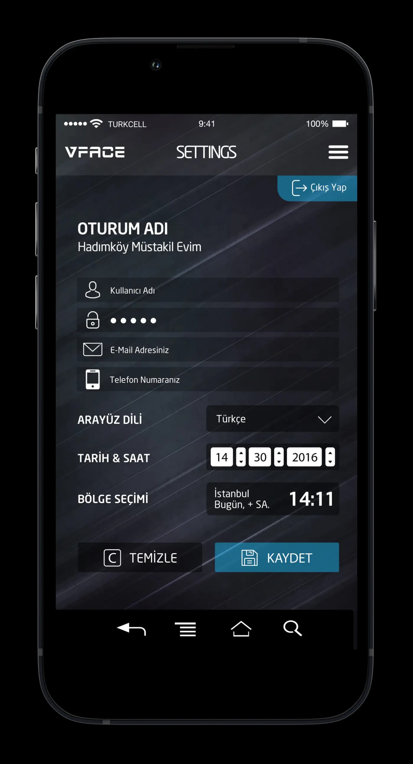 Smart Home App — Mobil Uygulama