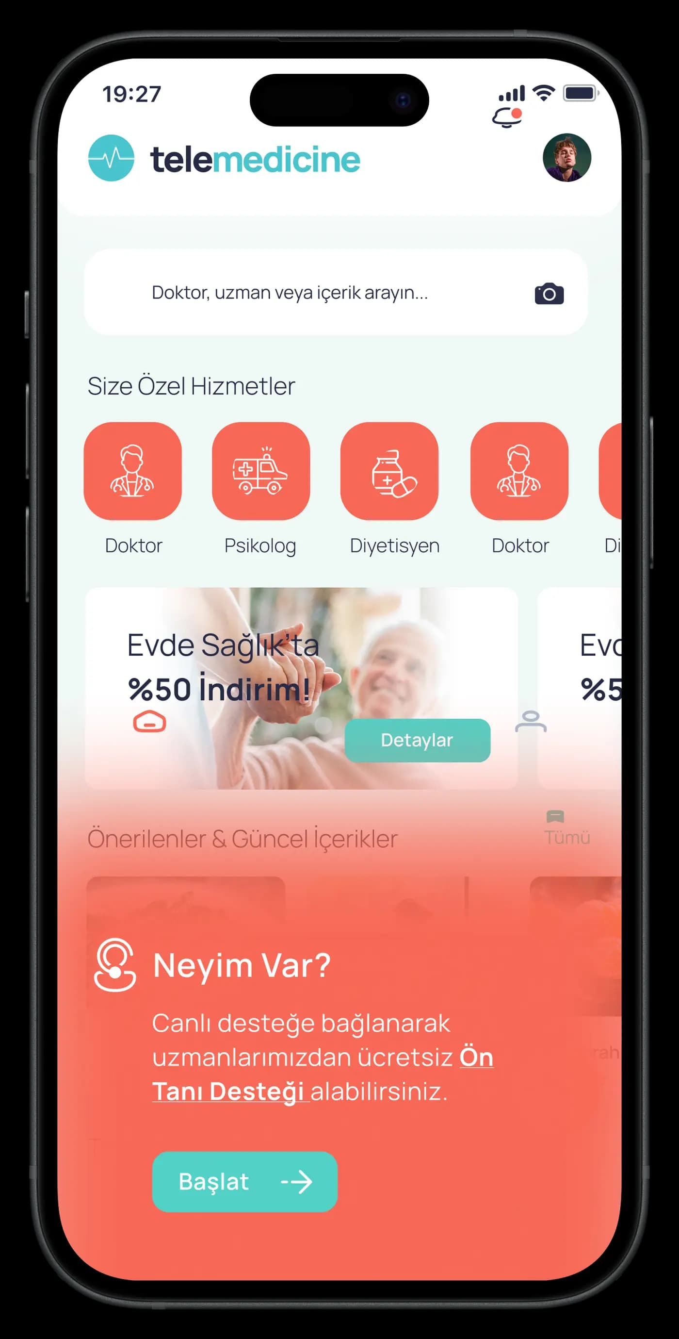 Health Mobile App — Mobil Uygulama