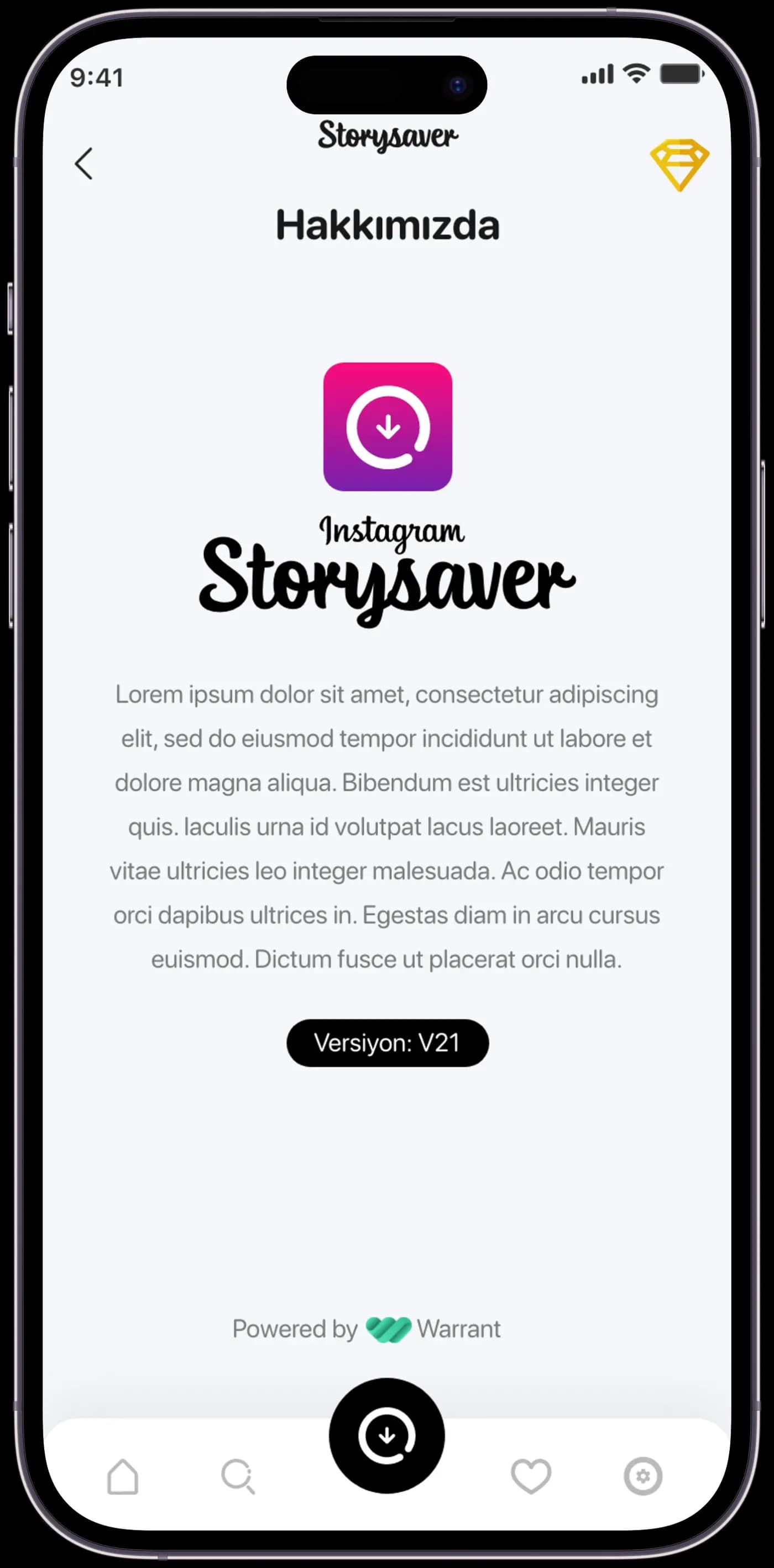 Story Saver Social App — Mobil Uygulama