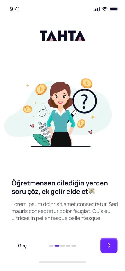 Tahta App — Mobil Uygulama