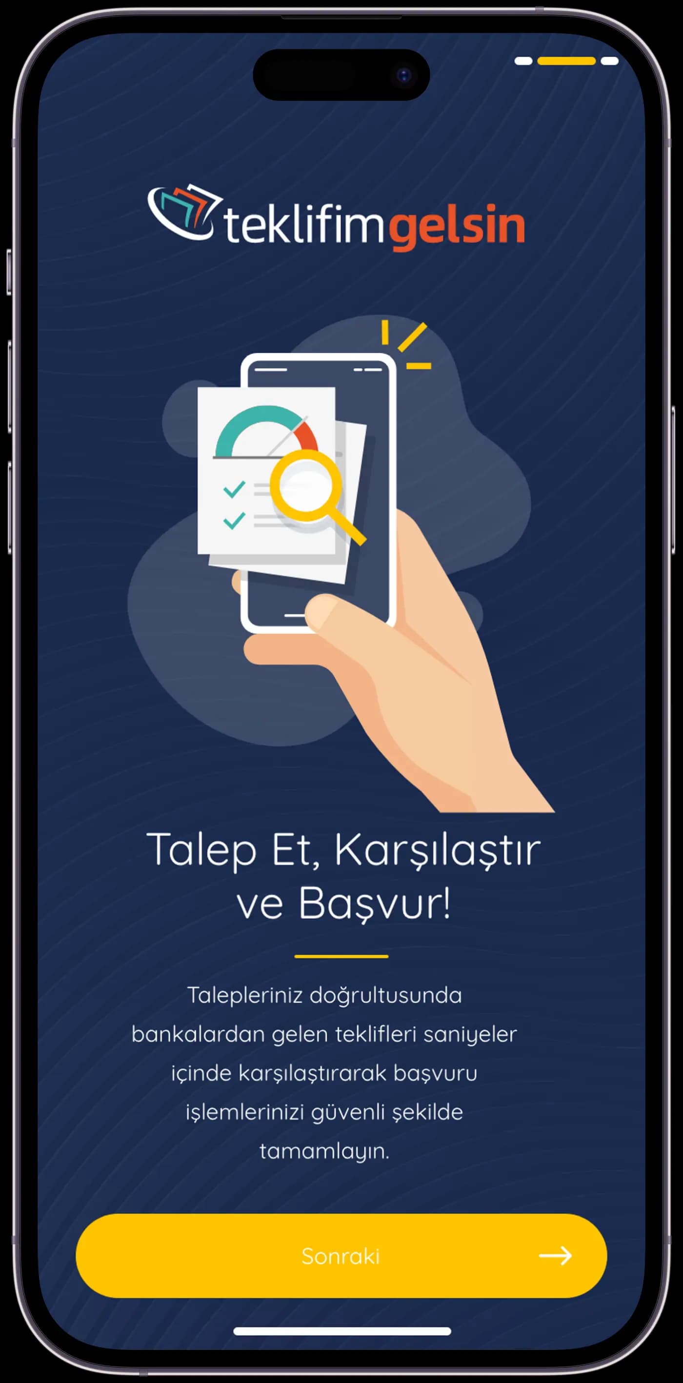 Teklifim Gelsin — Mobil Uygulama