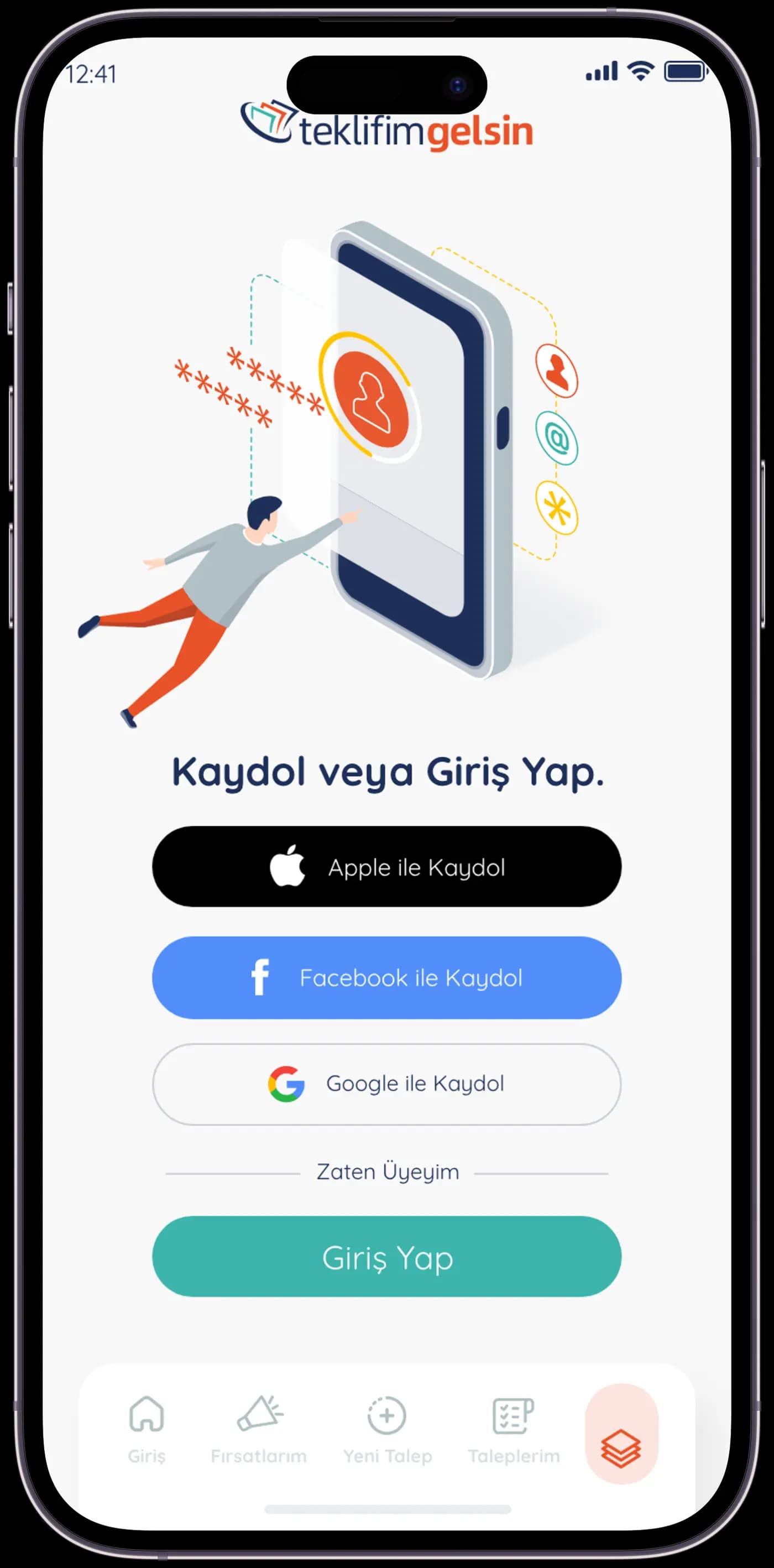 Teklifim Gelsin — Mobil Uygulama