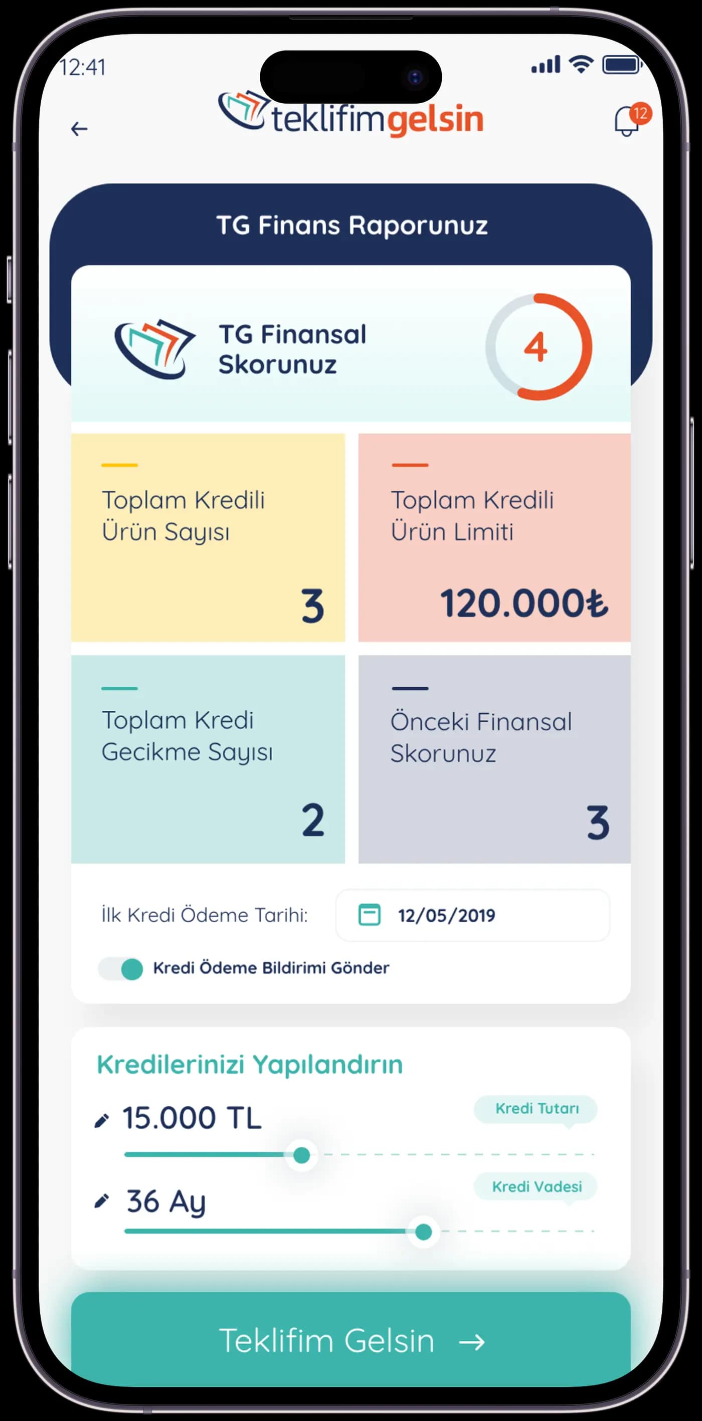 Teklifim Gelsin — Mobil Uygulama