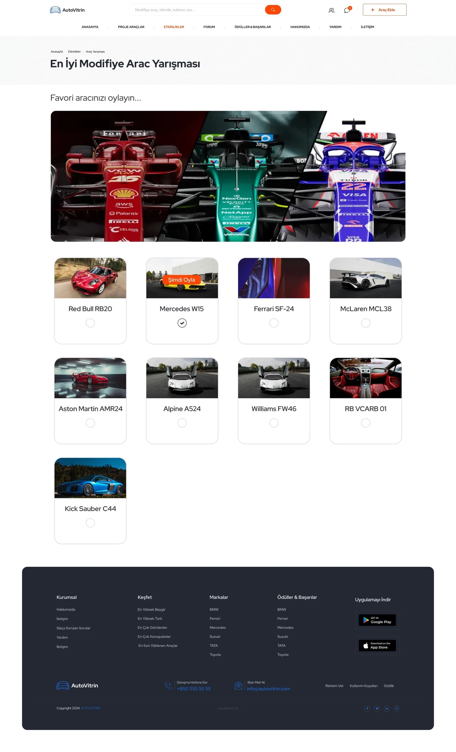 Turkey Auto Tuning Platform — E-Ticaret