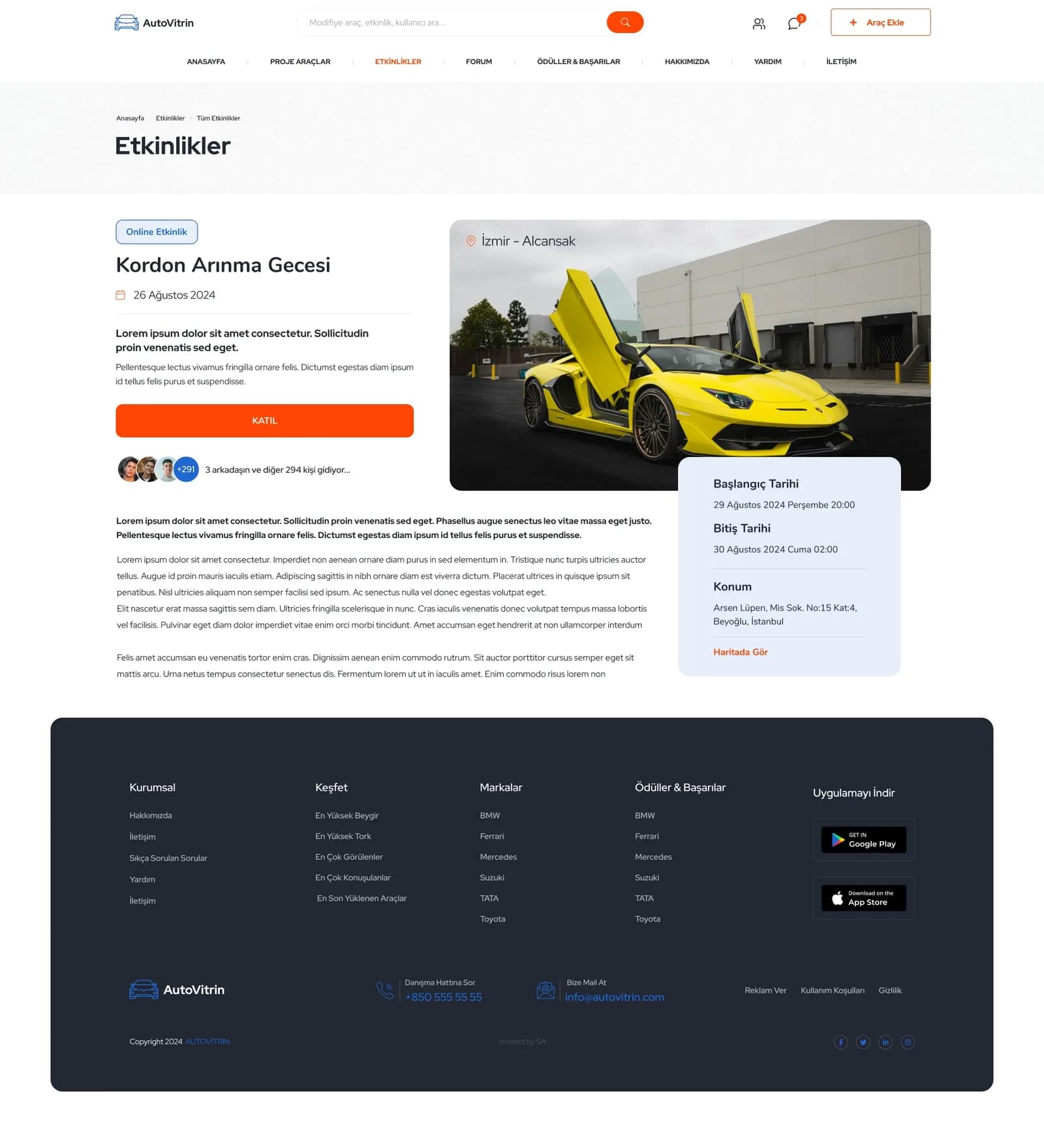 Turkey Auto Tuning Platform — E-Ticaret