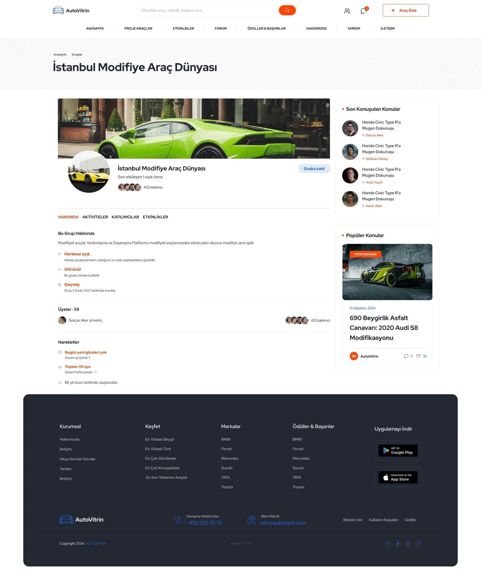 Turkey Auto Tuning Platform — E-Ticaret