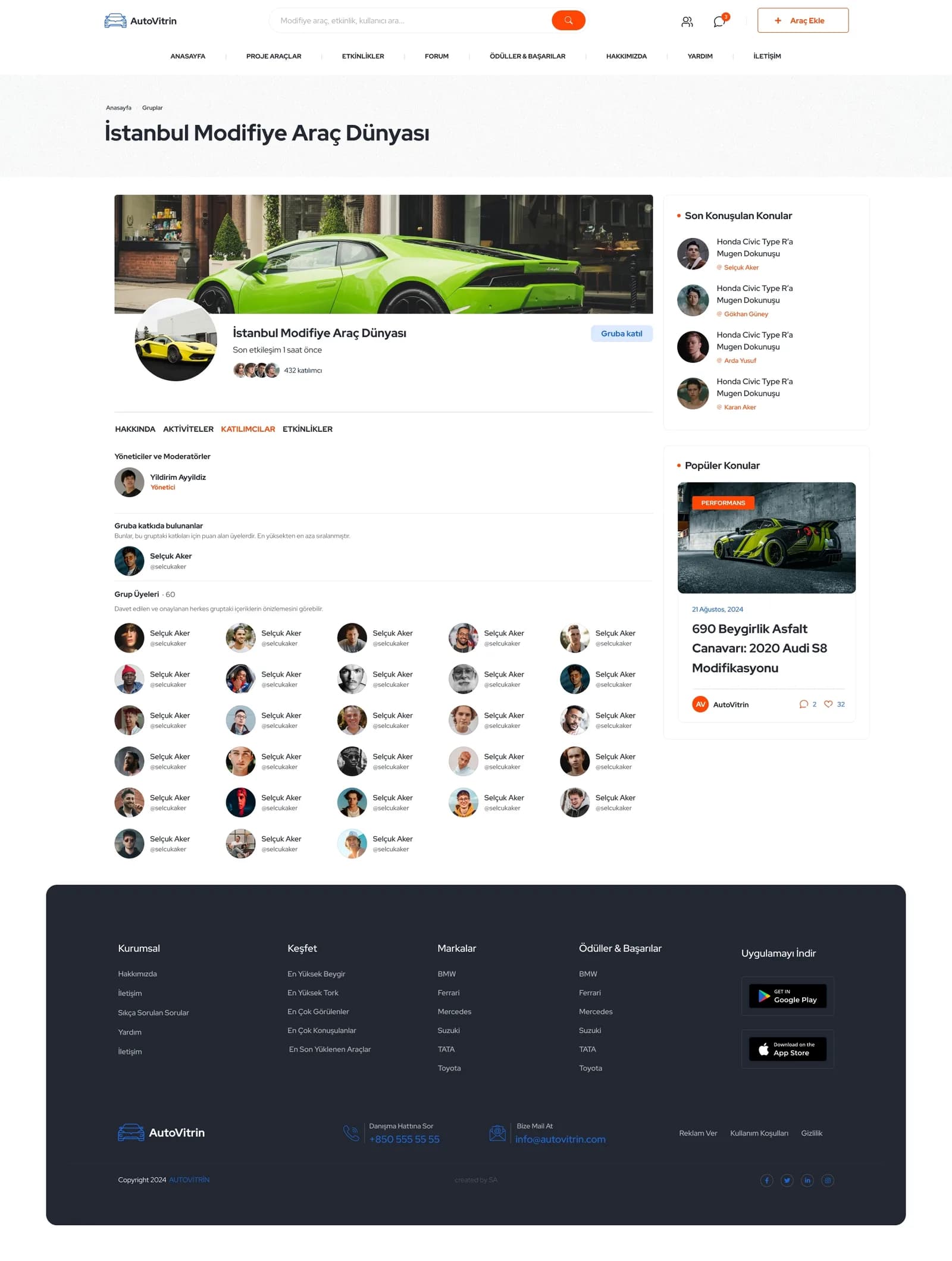 Turkey Auto Tuning Platform — E-Ticaret