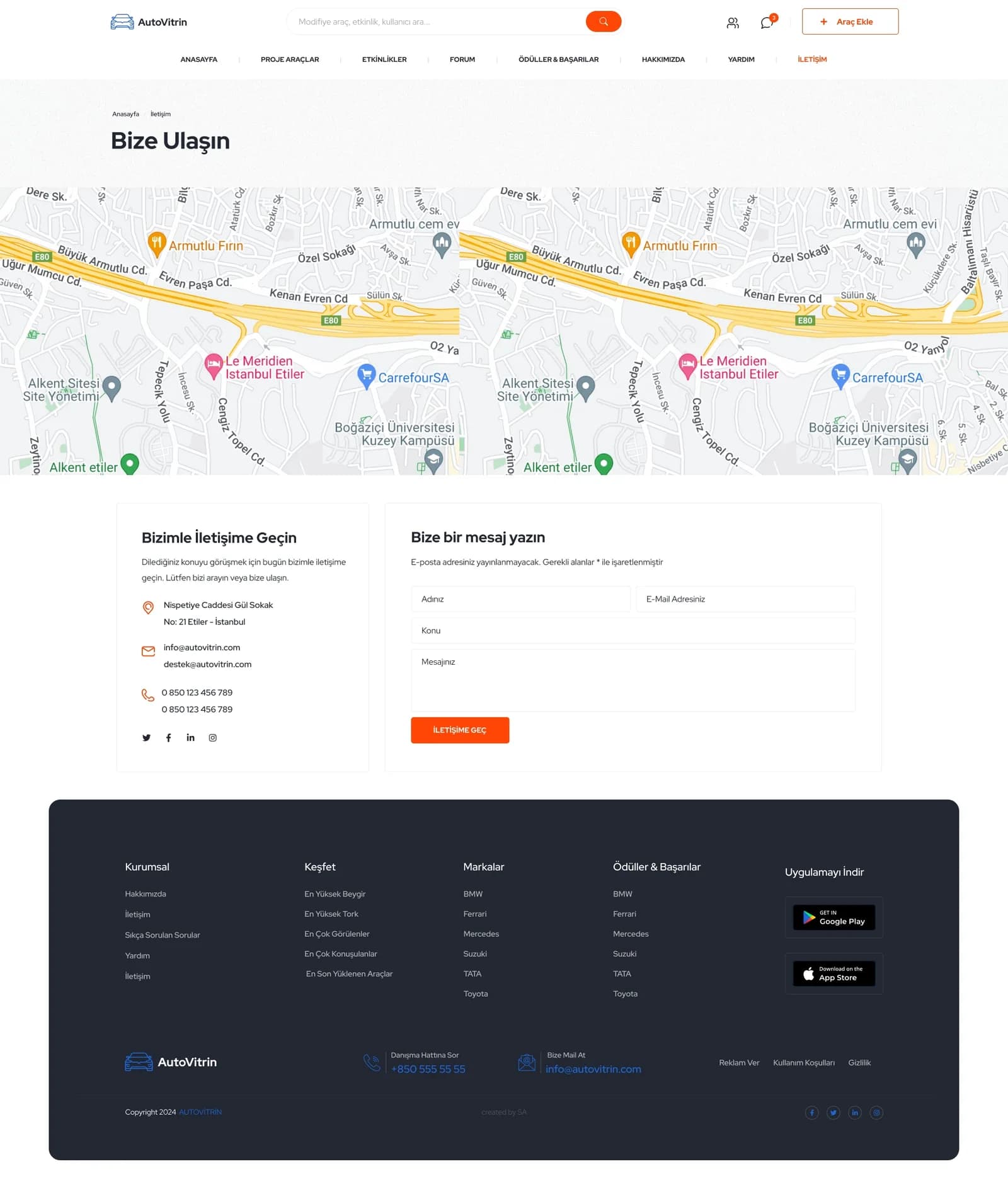 Turkey Auto Tuning Platform — E-Ticaret
