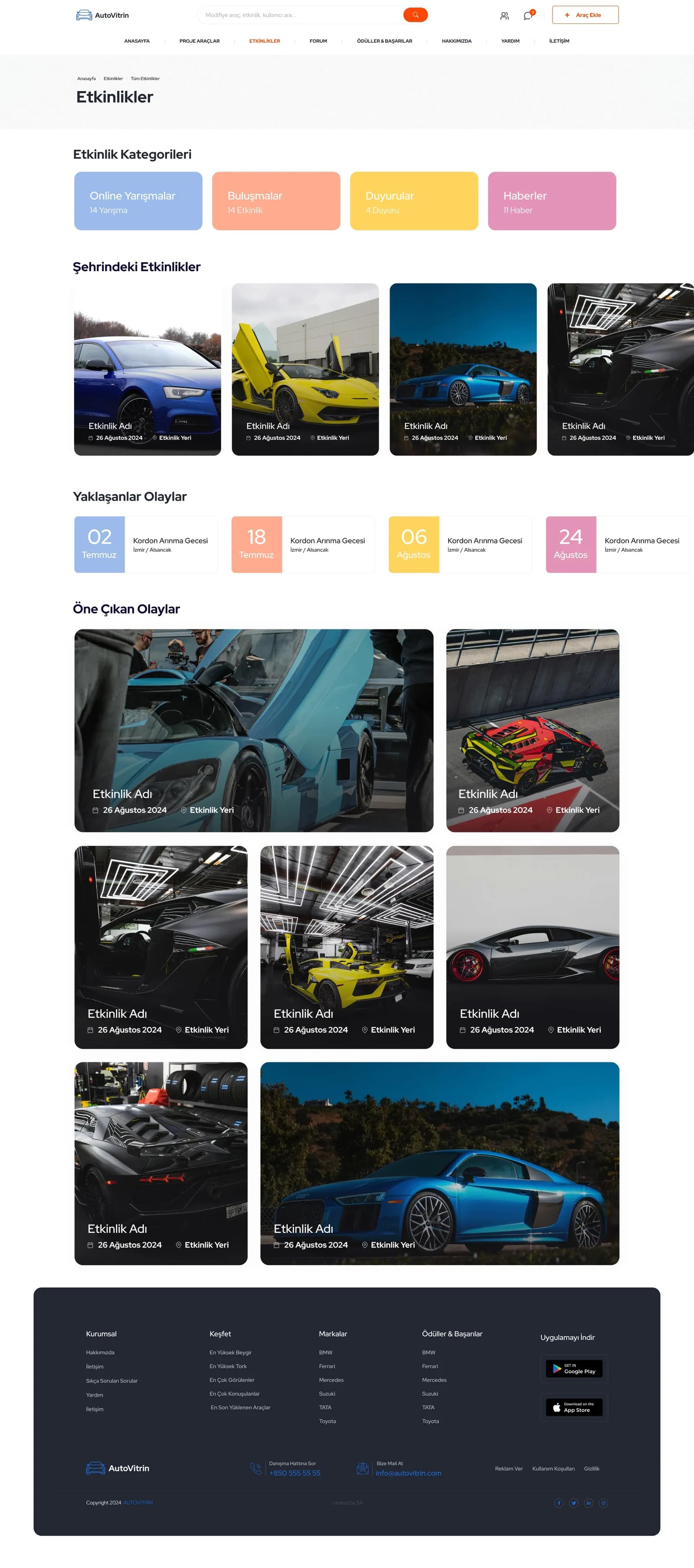 Turkey Auto Tuning Platform — E-Ticaret