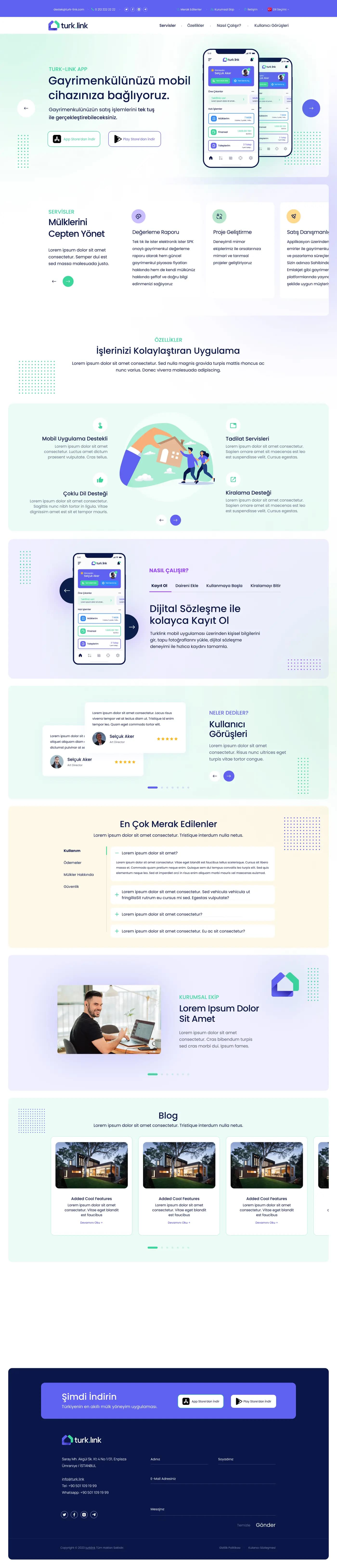 Turklink Real Estate — Web Sitesi