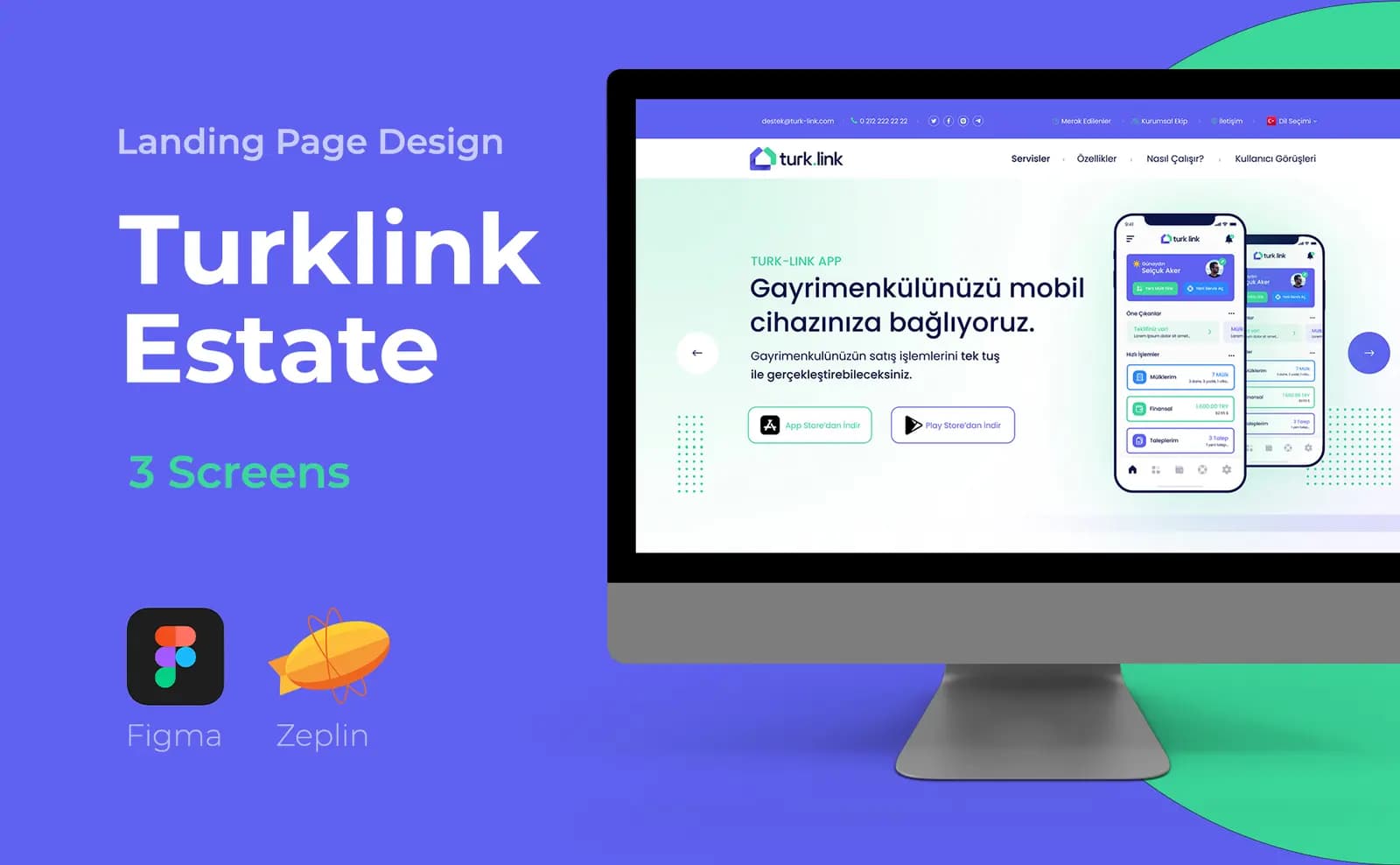 Turklink Real Estate — Web Sitesi