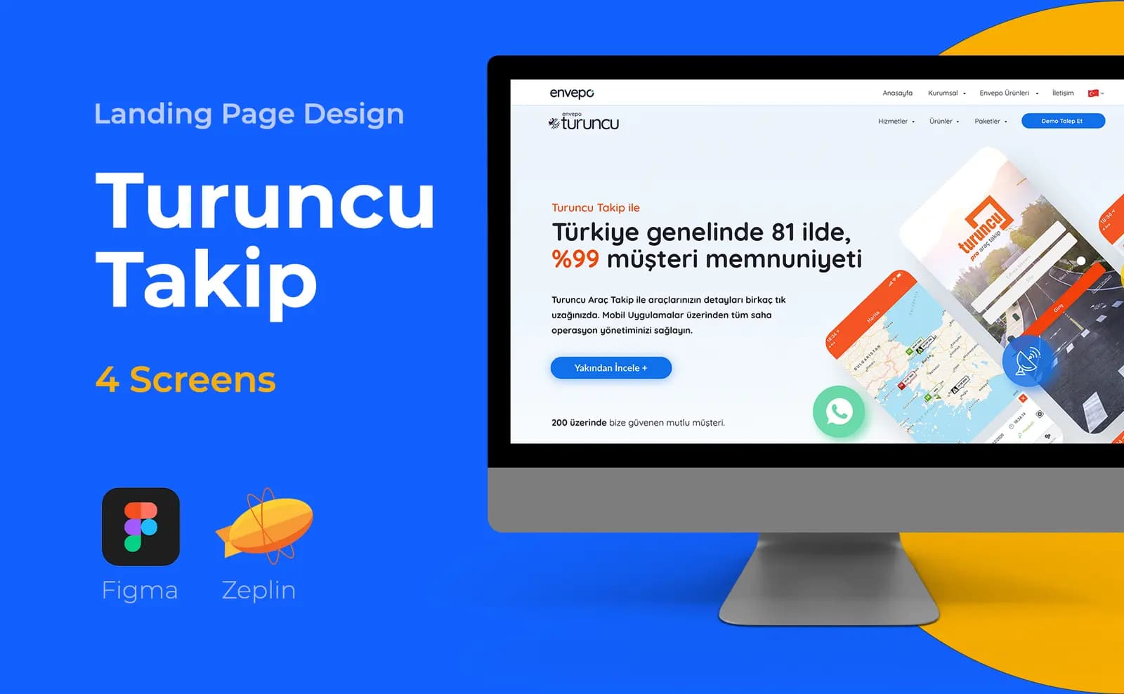 Turuncu Takip — Web Sitesi