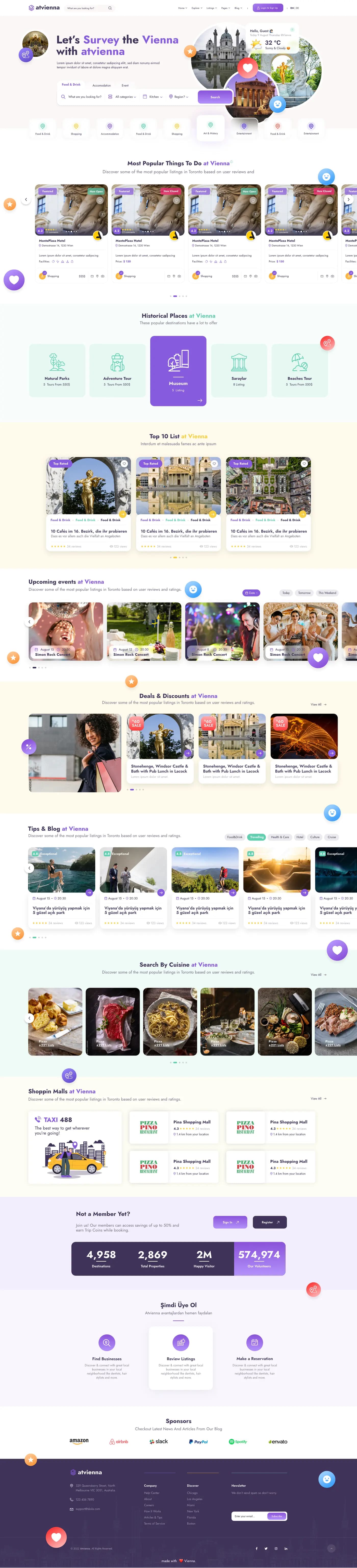 Vienna Travel Portal — E-Ticaret