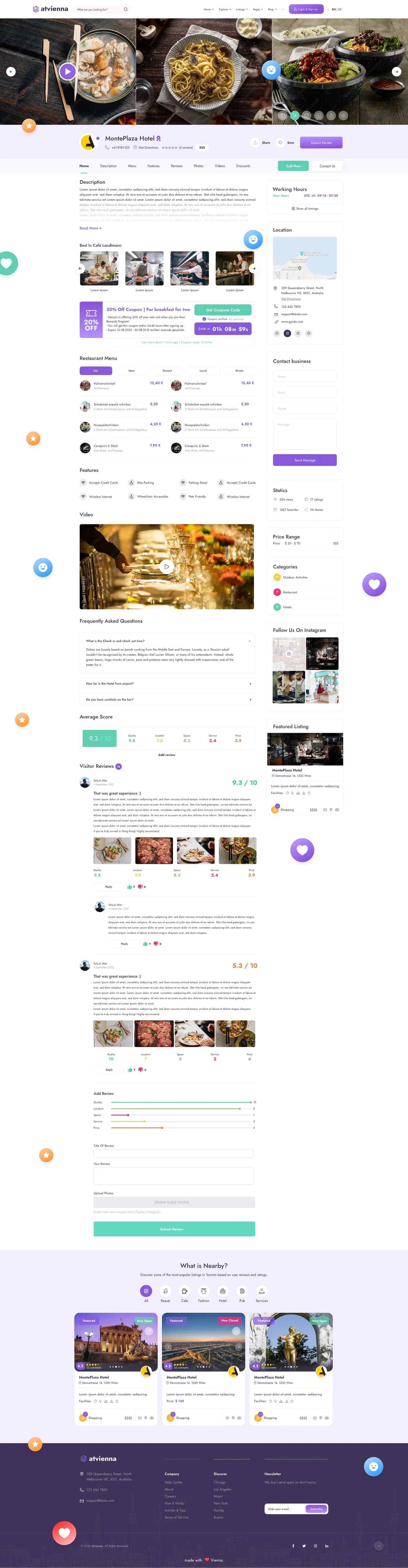Vienna Travel Portal — E-Ticaret