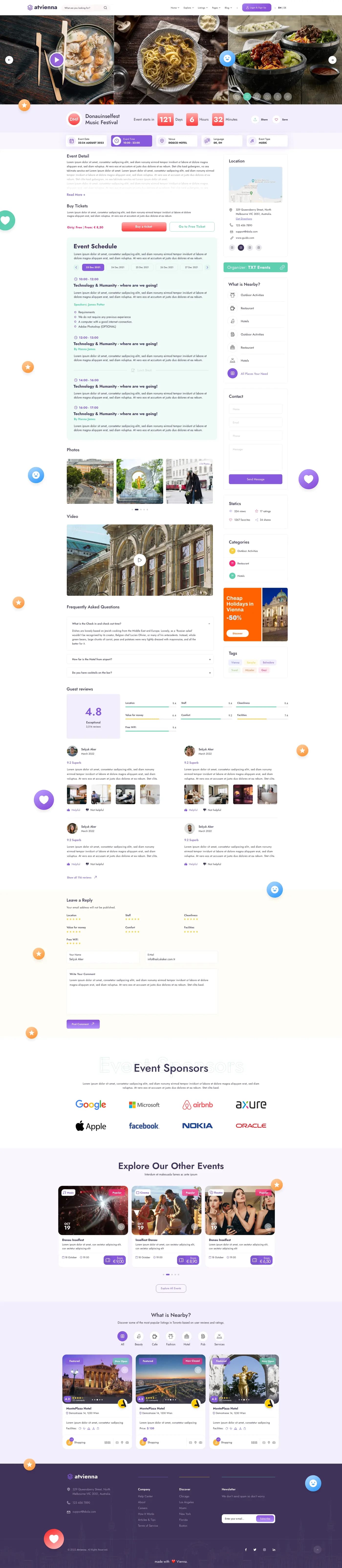 Vienna Travel Portal — E-Ticaret