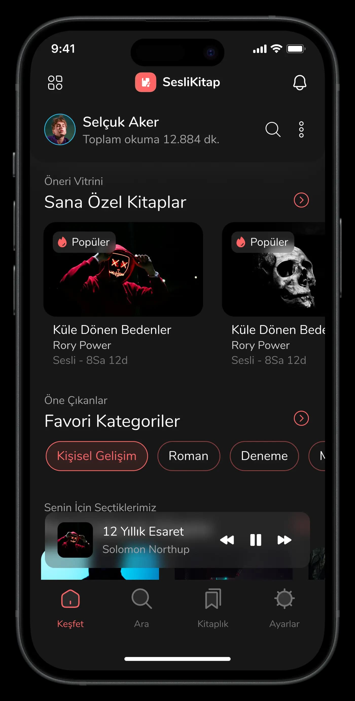 Voice Book Mobile App — Mobil Uygulama
