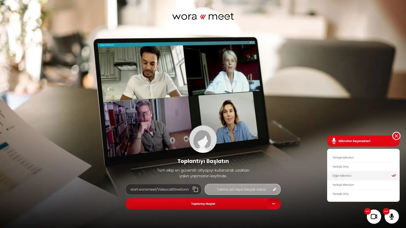 Wora Online Meet — SaaS & Dashboard