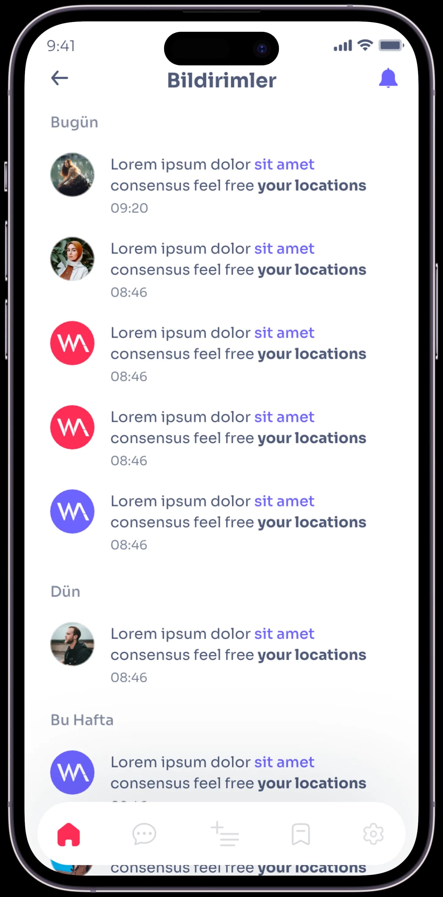 Wannart Social App — Mobil Uygulama