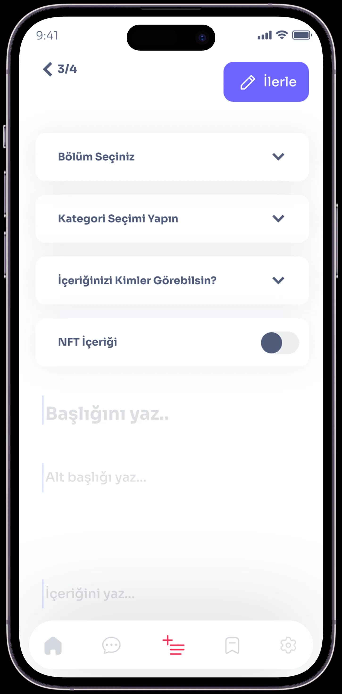 Wannart Social App — Mobil Uygulama
