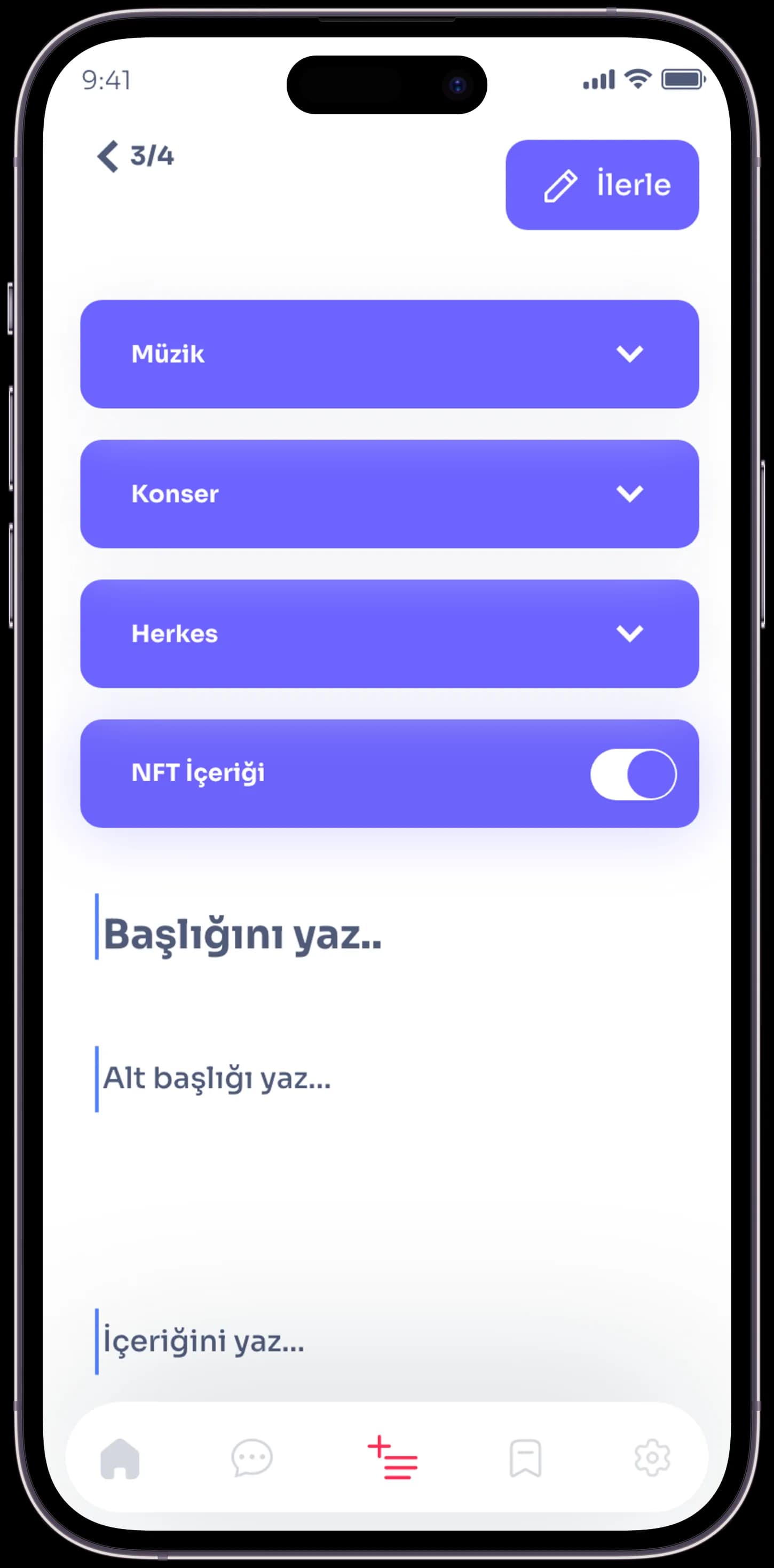 Wannart Social App — Mobil Uygulama