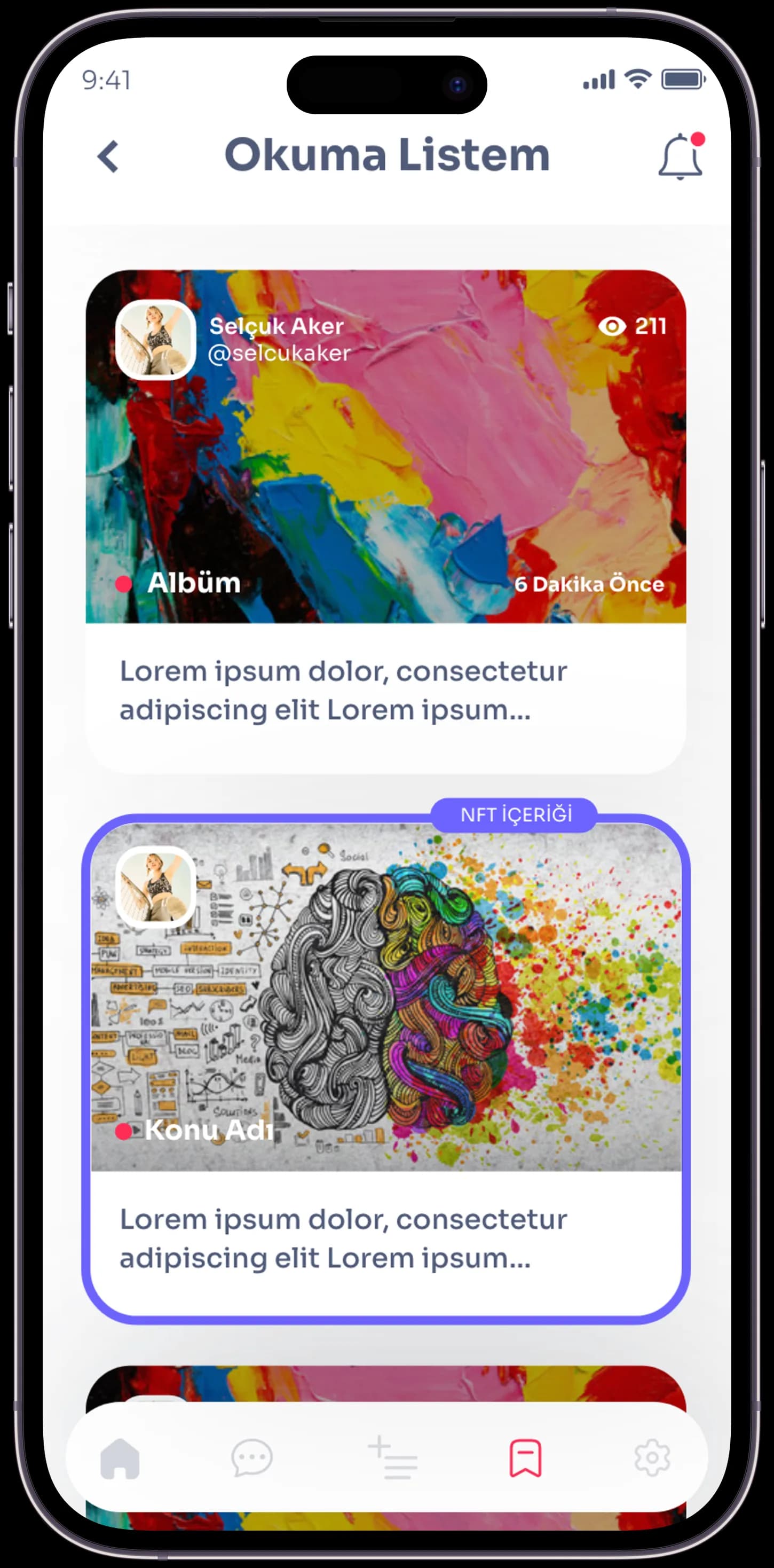 Wannart Social App — Mobil Uygulama
