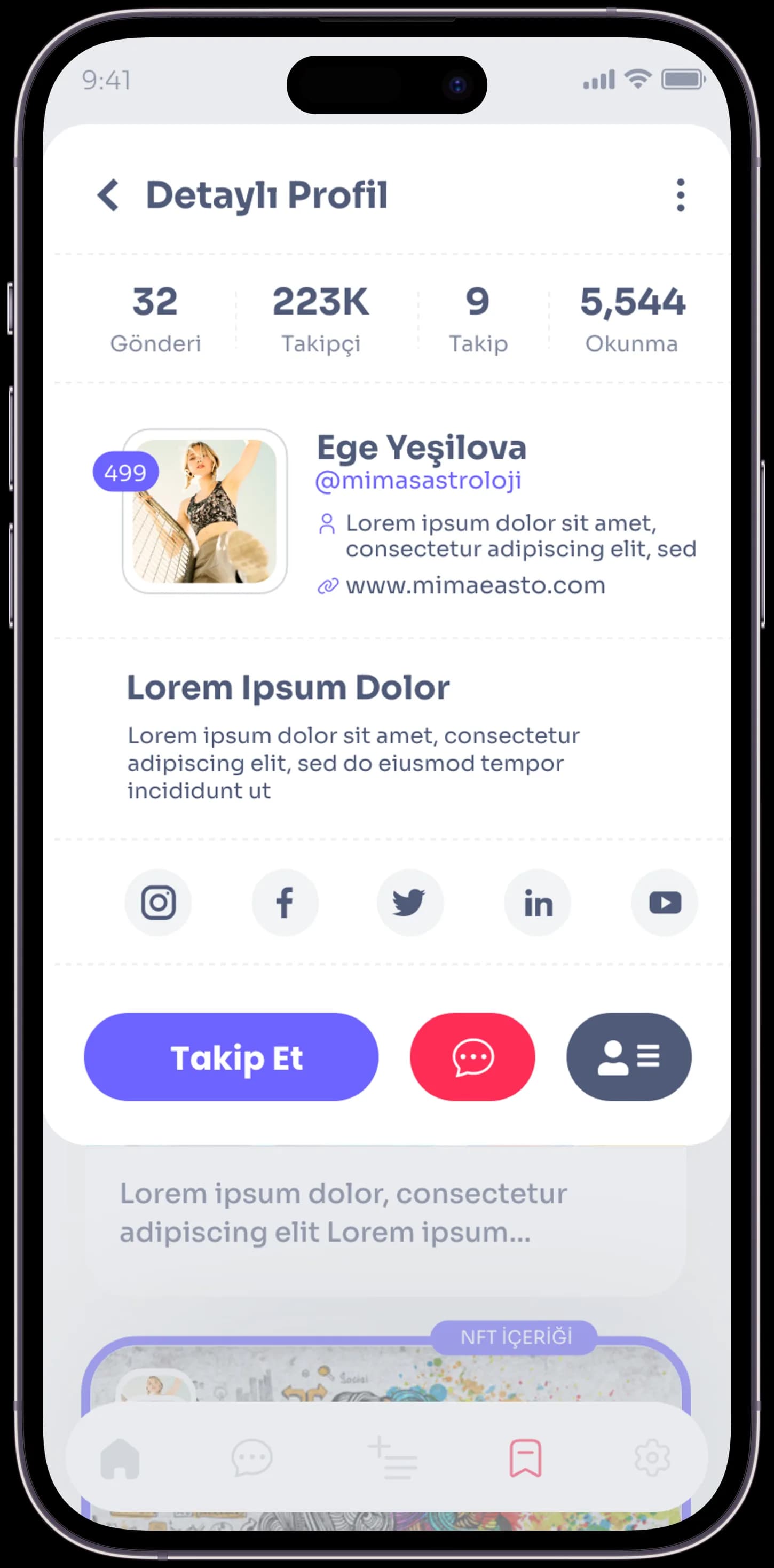 Wannart Social App — Mobil Uygulama