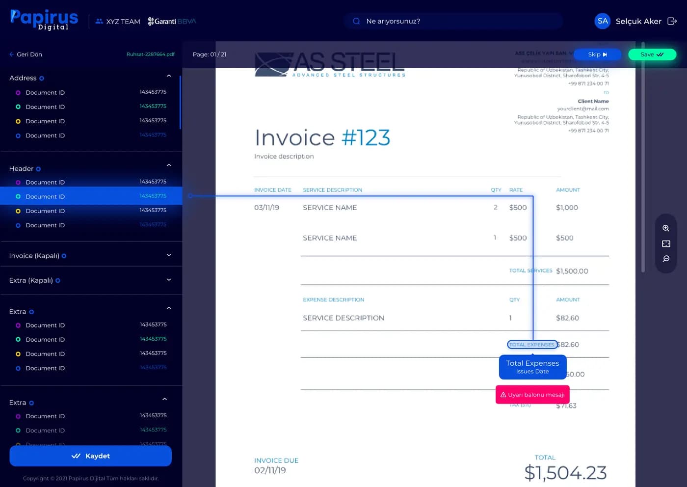 Papirus Digital — SaaS & Dashboard