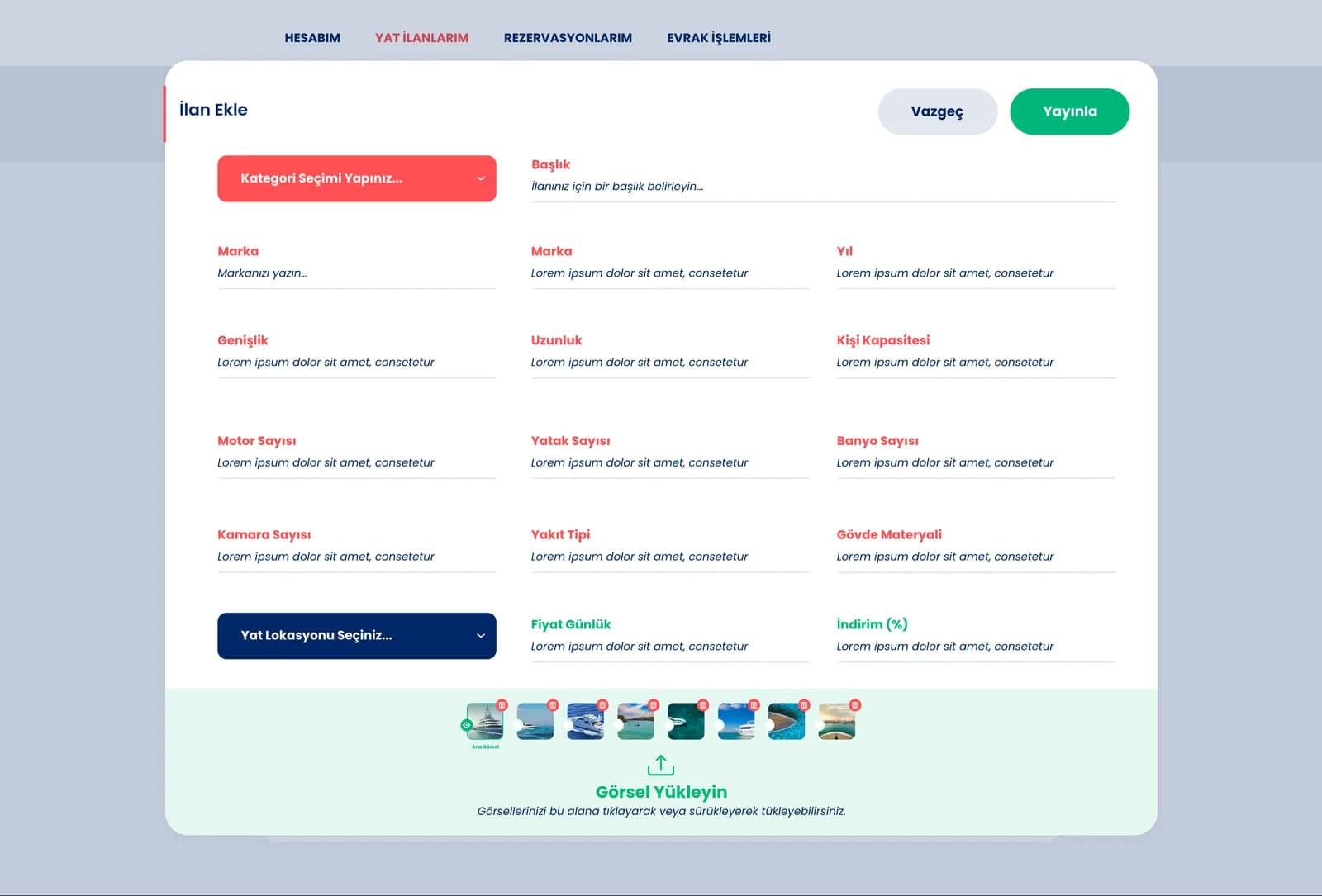 Yatcim — E-Ticaret