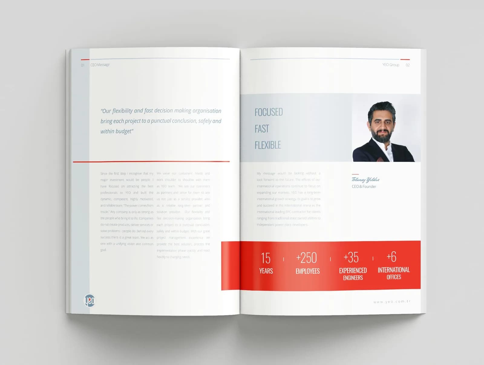 YEO 1 — Katalog & Broşür