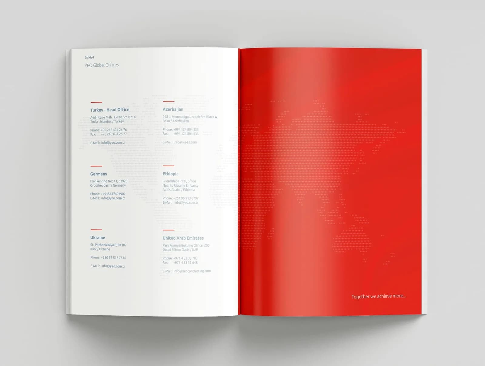 YEO 3 — Katalog & Broşür