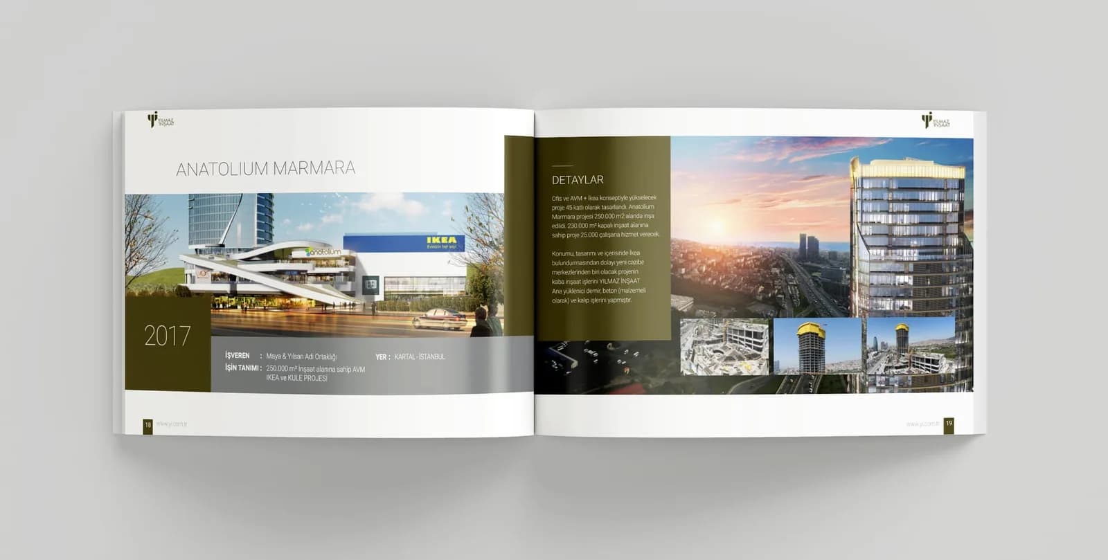 Yılmaz İnşaat — Katalog & Broşür