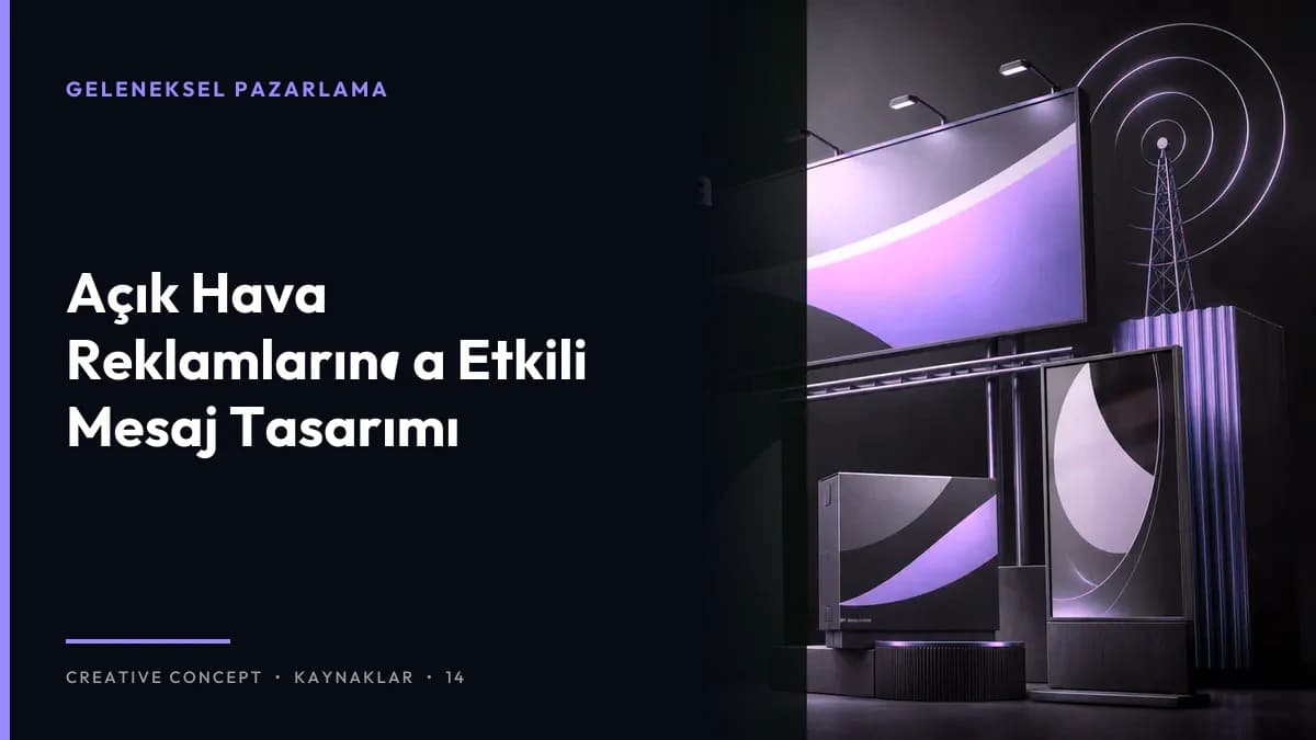 Açık Hava Reklamlarında Etkili Mesaj Tasarımı