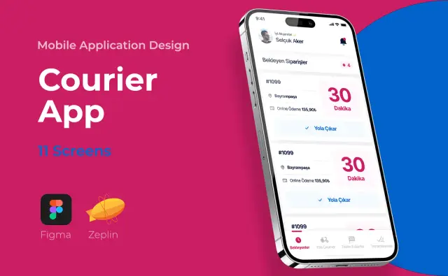 Courier App — Mobil Uygulama