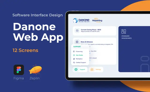Danone — SaaS & Dashboard