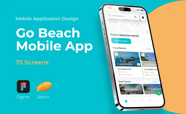 Go Beach Mobile App — Mobil Uygulama
