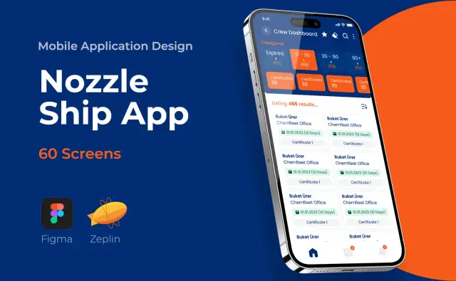 Nozzle Ship App — Mobil Uygulama