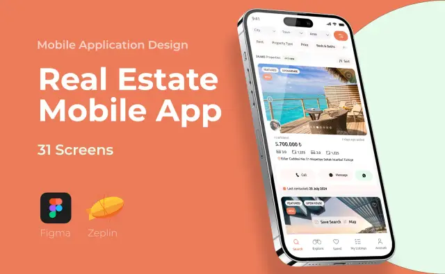 Real Estate App — Mobil Uygulama