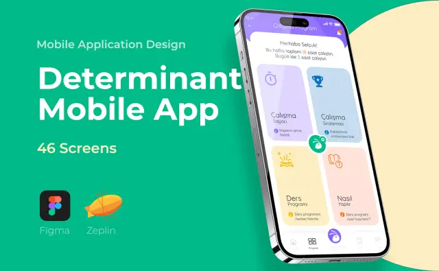 Determinant App — Mobil Uygulama