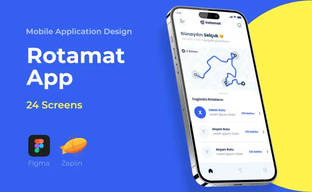 Rotamat App — Mobil Uygulama