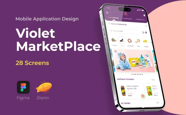 Violet MarketPlace — Mobil Uygulama